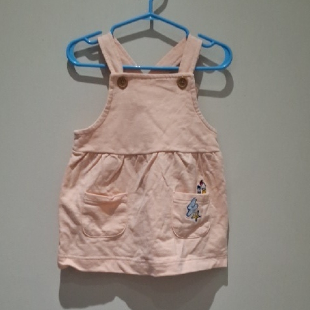 Indigo NWOT Peach Sleeveless Organic Cotton Dress